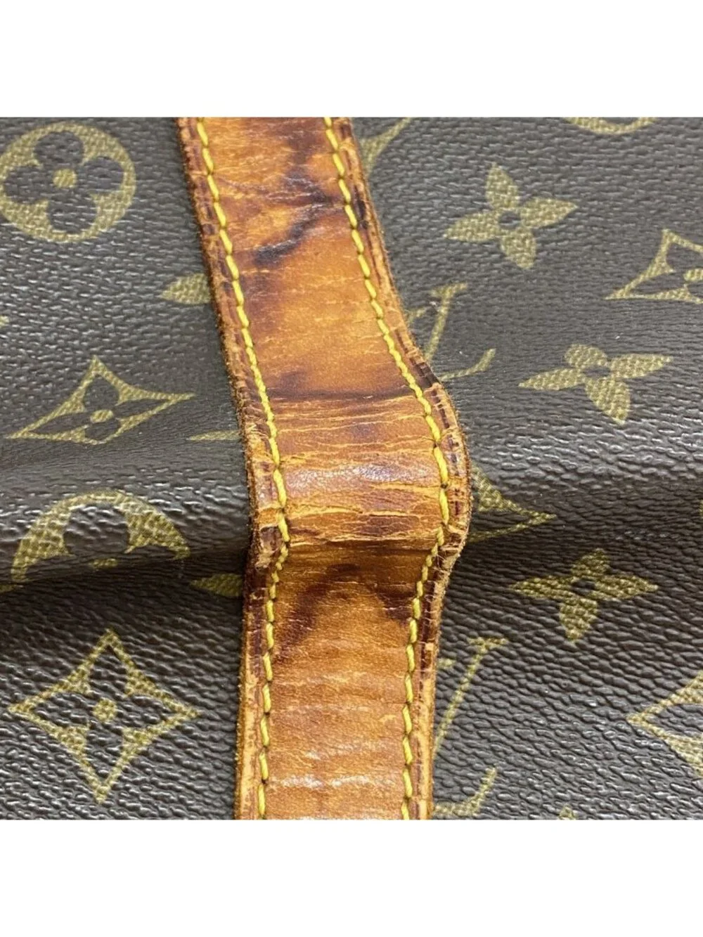 Louis Vuitton Boston Bag Monogram Keepall 55 Brown